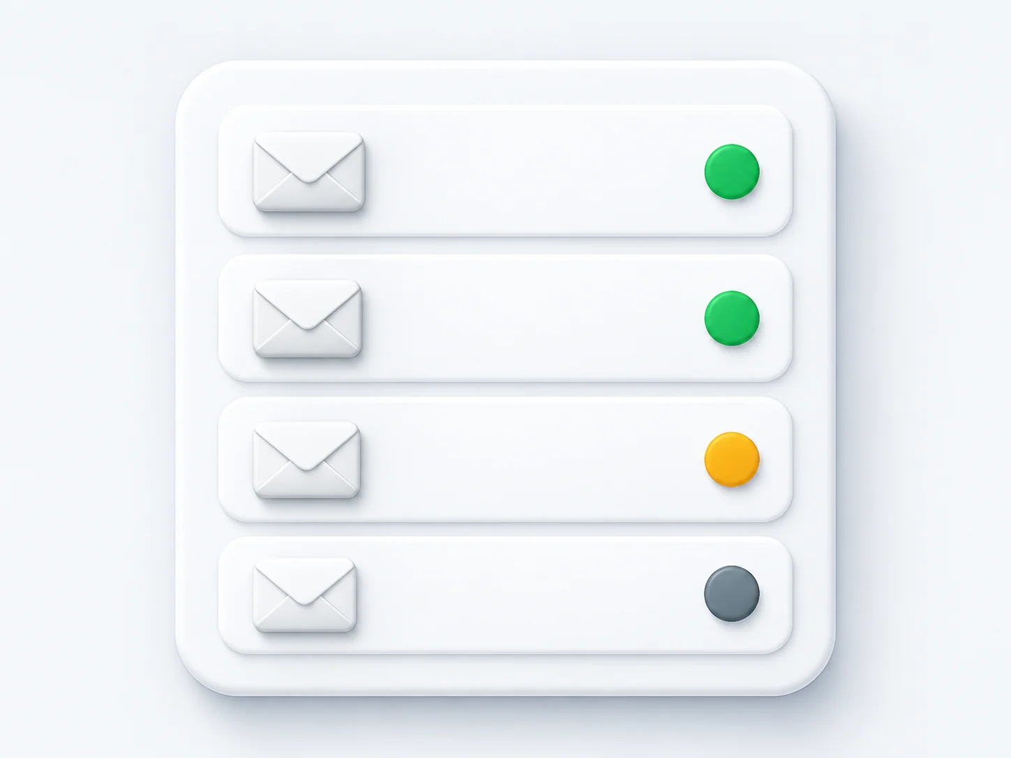 Bulk email verifier results showing deliverable, risky and undeliverable addresses with status badges
